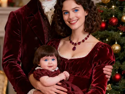 Celebrating Christmas 2 christmas cover art work graphic design historical romance regency