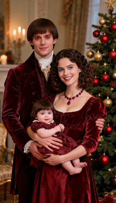 Celebrating Christmas 2 christmas cover art work graphic design historical romance regency