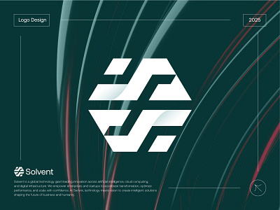 Solvent - Logo Icon Design ai brand identity branding crypto design icon identity letter logo logo logo creation logo design logo designer logo mark logos s letter logo s logo tech company tech logo vector web3