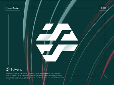 Solvent - Logo Icon Design ai brand identity branding crypto design icon identity letter logo logo logo creation logo design logo designer logo mark logos s letter logo s logo tech company tech logo vector web3