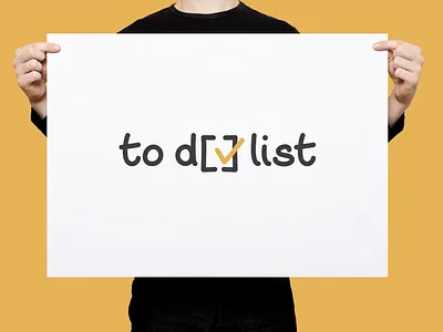 To-Do List (Revisted) | Typographical Poster font graphics letters poster redesign sans serif simple text typography words