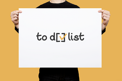 To-Do List (Revisted) | Typographical Poster font graphics letters poster redesign sans serif simple text typography words