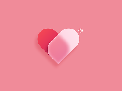 Love Icon branding colorful design icon identity logo love