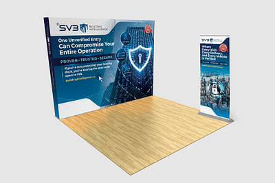 Roadshow Backdrop and Banner backdrop banner billboard building city clean creative cybersecurity design exhibition graphic design modern new print professional roadshow security