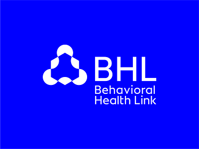 Behavioral Health Link call center hub, SaaS logo design behavioral branding call center community connected crisis solutions digital tools health health software link logo logo design medical medical hub medtech research saas software solutions support technology