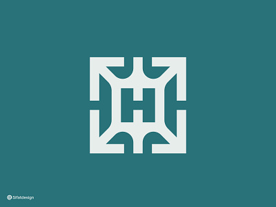 H Square Arrow Logo arrow brand mark corporate costom letter creative finance initial letter letter h lettermark logo logodesign modetn squre visual identity