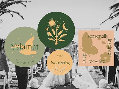 Midsummer Kitchen - some visual treatments branding logo design type