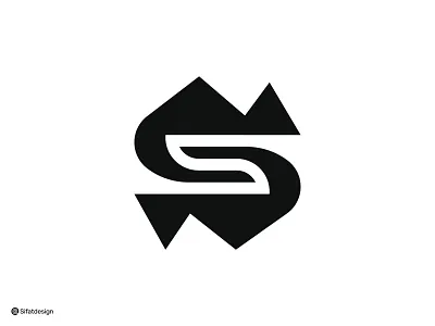 S Mountain Logo abstract brand mark cliff costom letter creative hill landscape letter s lettermark logo logodesign modern mountain nature visual identity