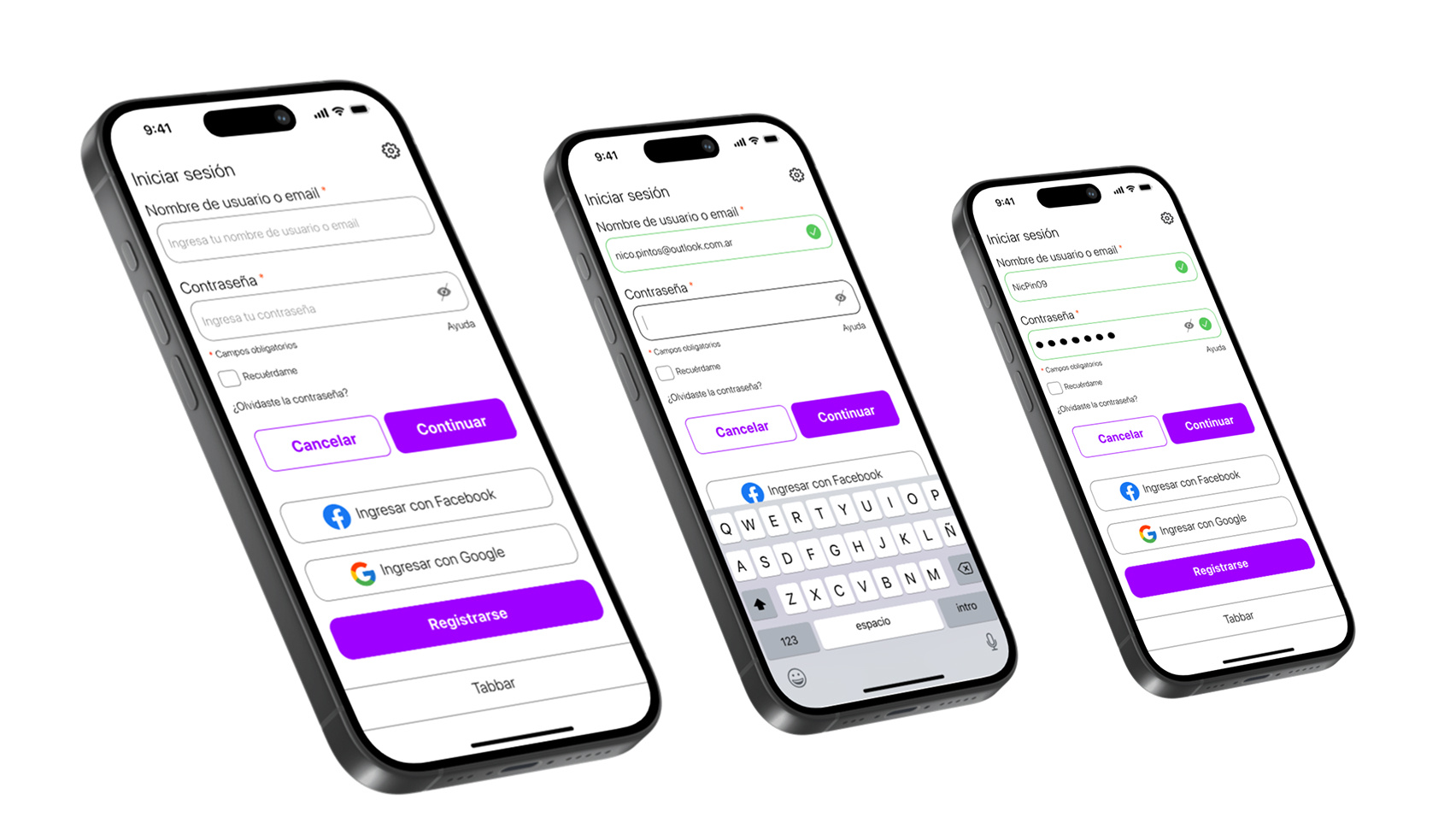 Proceso iniciar sesión diseño experiencia de usuario ui ux