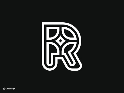 Letter R Star Logo brand mark corporate costom letter creative elegant initial letter r lettermark logo logomark modern monogram nature rrr star symbol type