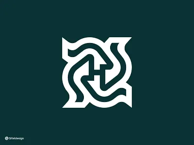 Elegant HX Logo corporate costom letter costom shape creative finance illustration initia letter hx logo logo mark logodesign symbol type