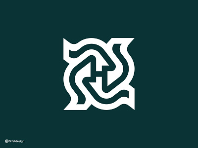 Elegant HX Logo corporate costom letter costom shape creative finance illustration initia letter hx logo logo mark logodesign symbol type