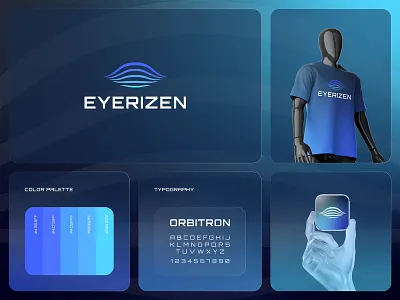 Eyerizen – Logo & Branding for AI Cybersecurity Platform ai artificial intelligence brand identity branding cyber cyber defense cyber security digital eye futuristic intelligence iris logo modern optic protection saas security security logo technology