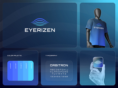 Eyerizen – Logo & Branding for AI Cybersecurity Platform ai artificial intelligence brand identity branding cyber cyber defense cyber security digital eye futuristic intelligence iris logo modern optic protection saas security security logo technology