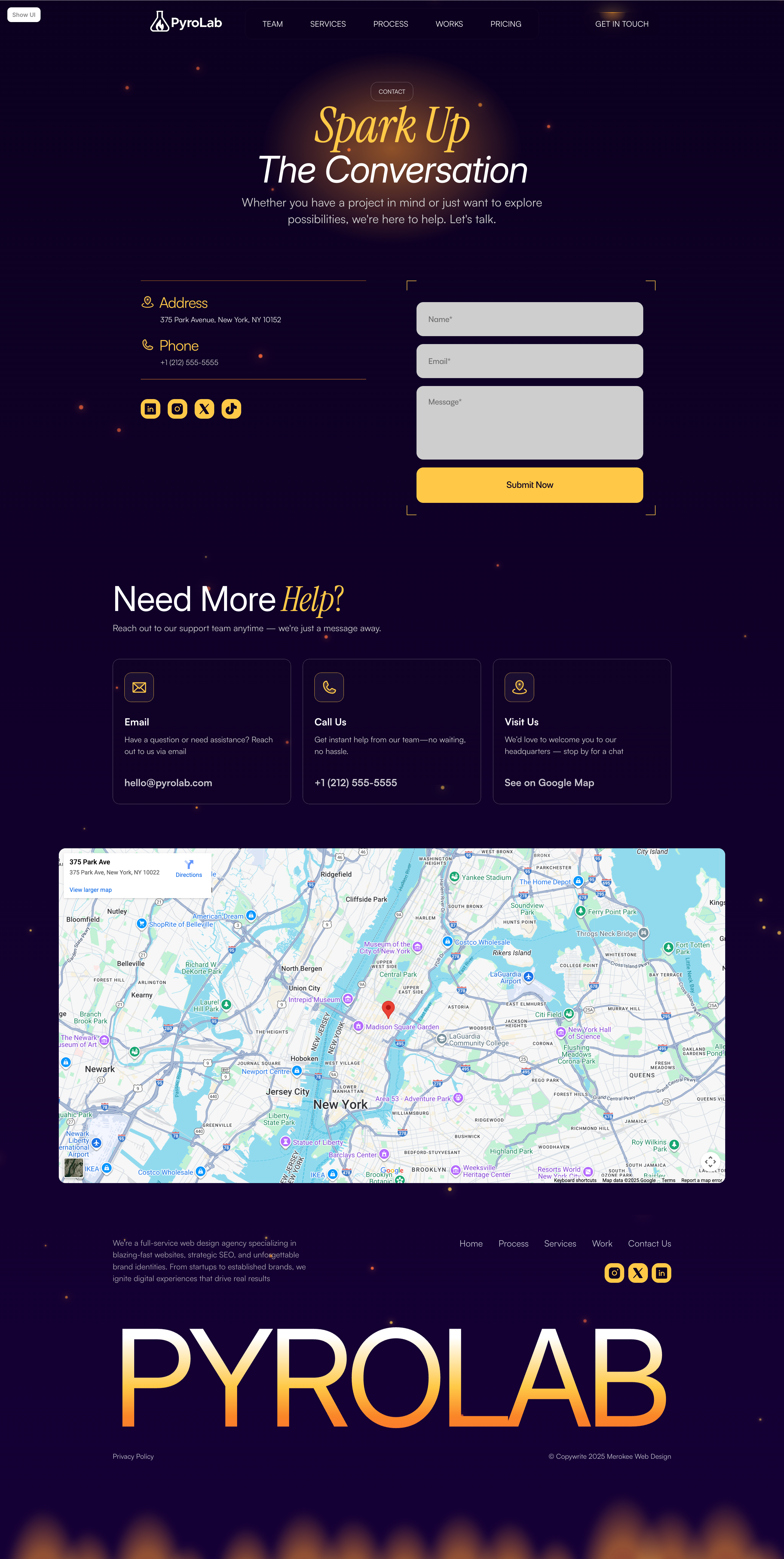 Website Contact Page contact contact form contact page design development framer ui uiux web design website