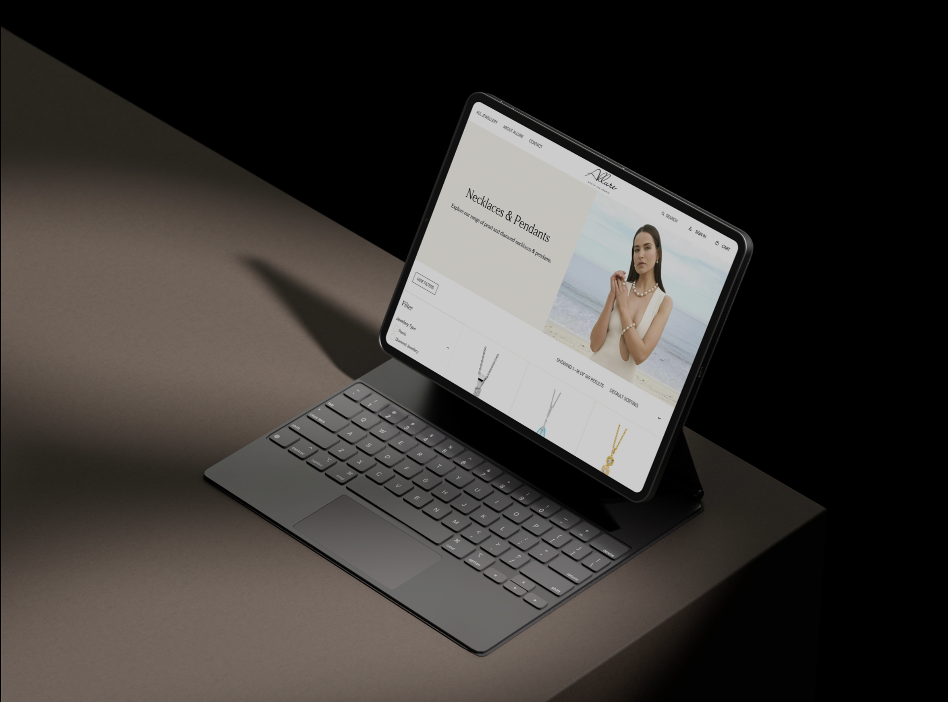 Allure South Sea Pearls - Branding and Website Design branding customerexperience uidesign userexperience uxdesign webdesign