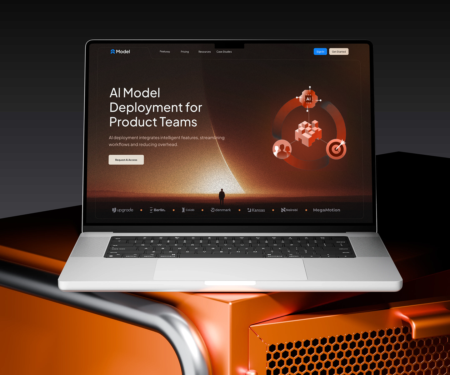 Model - Ai Platform ai cloud ai platform ai startup ai technology ai tool ai website design aiml artificial intelligence crypto landing gpu homepage ipu landing page neural network software startup ui design web design web development