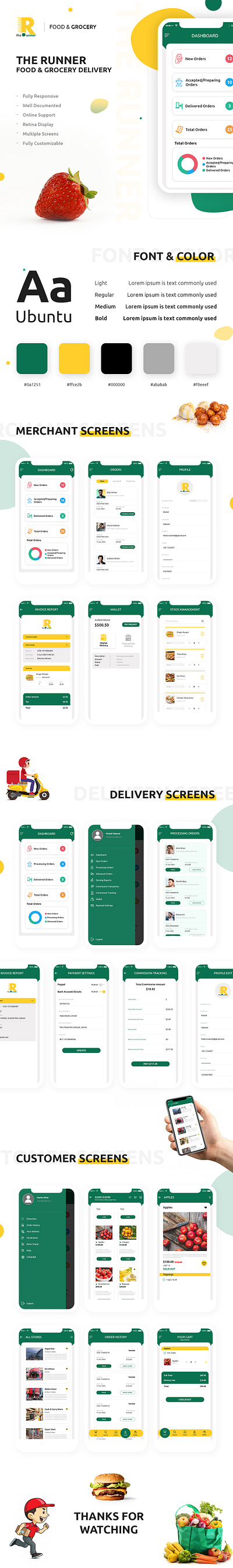 Food Delivery APP animation branding graphic design logo motion graphics ui