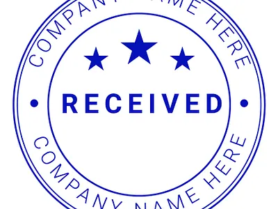 Stamp Logo design 3d animation branding design graphic design illustration logo motion graphics ui vector