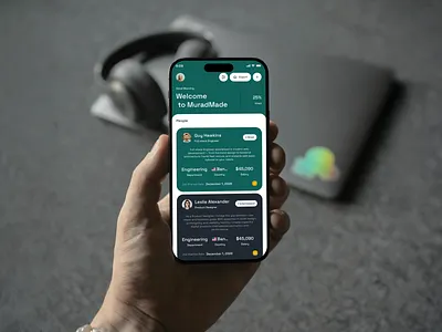 HR Mobile App Concept app design employee employee engagement hr app hr management app human resources mobile app people management recruitment workforce management