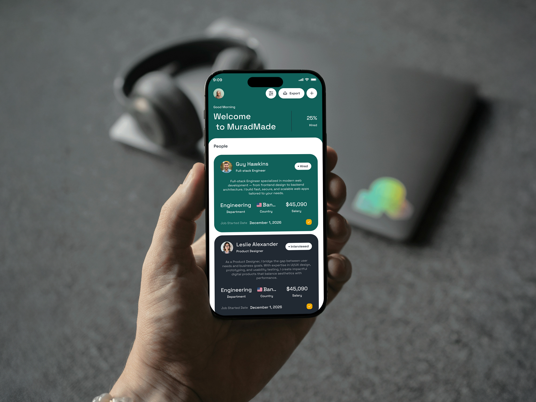 HR Mobile App Concept by Murad Hossain 🔥 on Dribbble