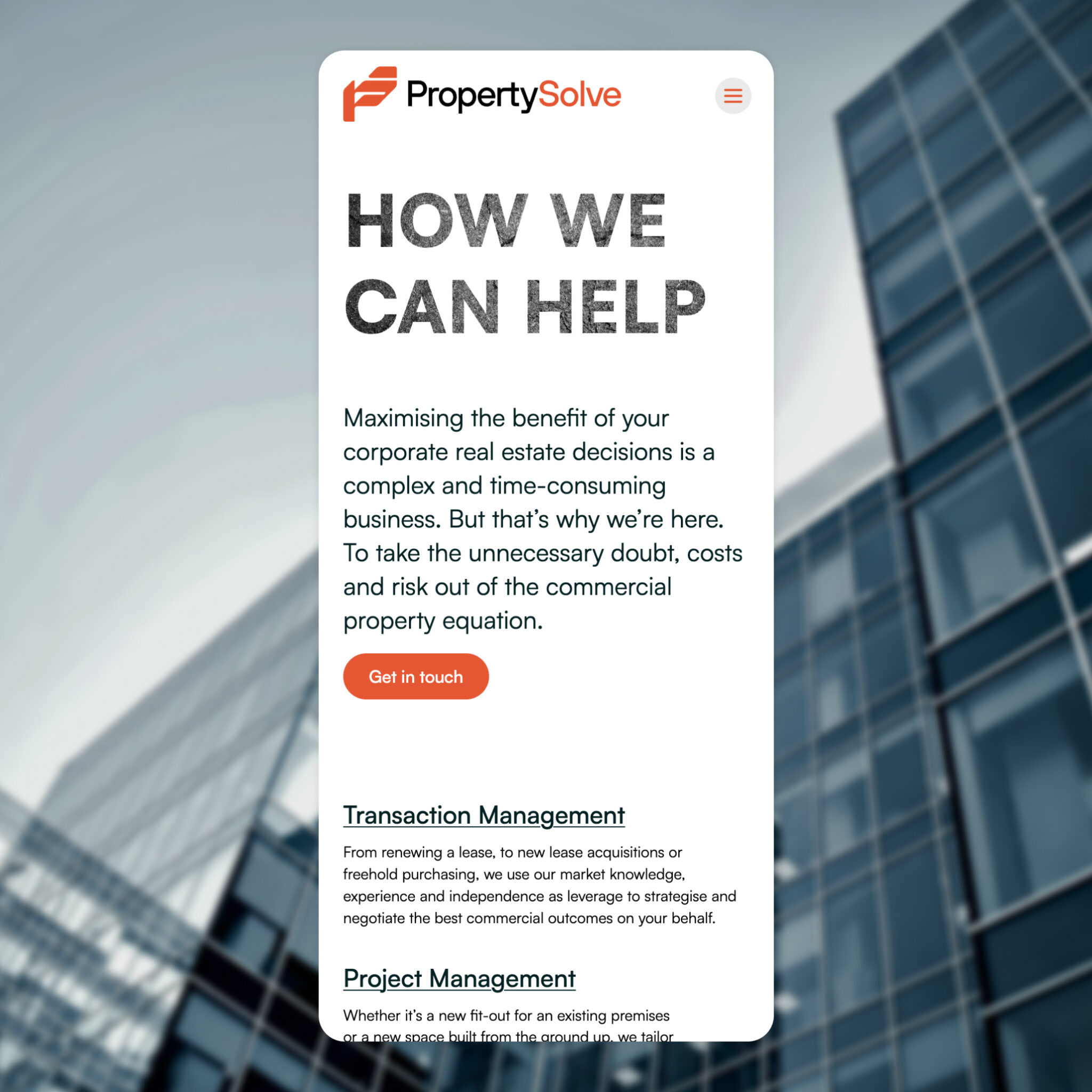 Property Solve - UI/UX Website Design branding uidesign userexperience uxdesign websitedesign