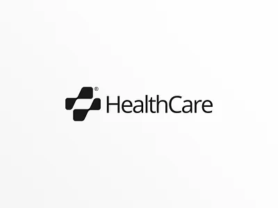 HealthCare Logo Design app icon branding flat health healthcare icon logo monogram simple logo