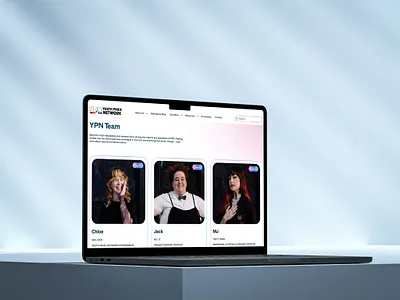 Youth Pride Network - UI/UX Web Design branding graphic design uidesign userexperience uxdesign webdesign