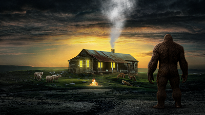 Bigfoot - Image Manipulation design graphic design image manipulation photo manipulation photo shop photoshop retouch retouching