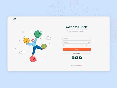 Minimal Login Page Design authentication clean design colorful design design figma login page minimal design sign in sign up ui user login ux website design webui