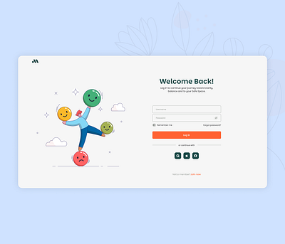 Minimal Login Page Design authentication clean design colorful design design figma login page minimal design sign in sign up ui user login ux website design webui