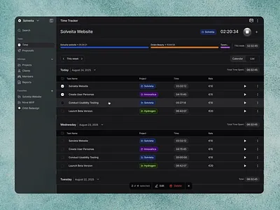 Time Tracker calendar crm issues tasks time tracker timelog timer
