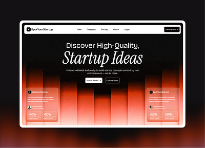 SaaS Landing Page Design landing page ui ux
