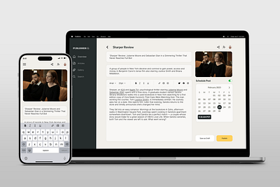 Publish from anywhere app apple design graphic design journalism typography ui ux