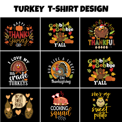 Turkey T-Shirt Design branding design graphic design illustration logo typography vector