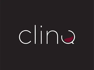 🍷 Clinq beverage brand branding burgundy design elegant identity label logo luxury mahamadhesien mark minimal modern premium refined taste typography wine wordmark