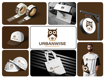 Real Estate Logo Design, Owl + House Logo Design brand identity design branding branding owl log house logo housw logo logo logo design logo nranding logo owl logo owl logo owl branding owl house owl house logo owl lg owl logo owl real esate logo real esatate logo