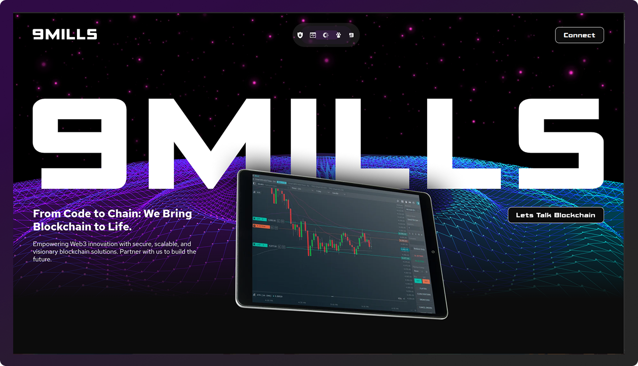 9Mills Web animation gsap ui