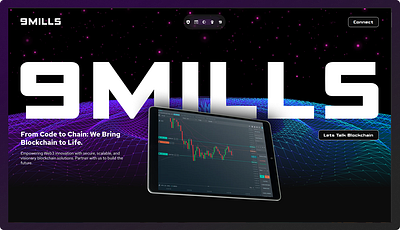 9Mills Web animation gsap ui