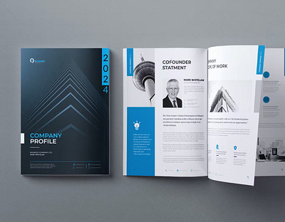 Company Profile 24 Pages 2023 agency annual annual report brochure brochure 2023 business business brochure company company profile corporate identity indesign portfolio print printable project proposal report template