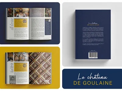 Book Le Château de Goulaine book edition graphic design layout