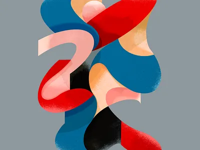 Twisted Flow 3d artwork design graphic design illustration