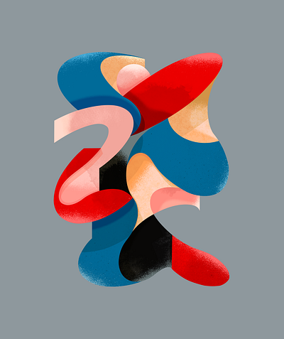 Twisted Flow 3d artwork design graphic design illustration