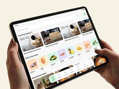 KitchenAid – Smart Cooking & Recipe Management App app design clean design cooking app cooking assistant cooking ui dashboard design design food app food tech interaction kitchen app meal planner mobile app product design recipe app recipe ui smart kitchen ui ui ux ux