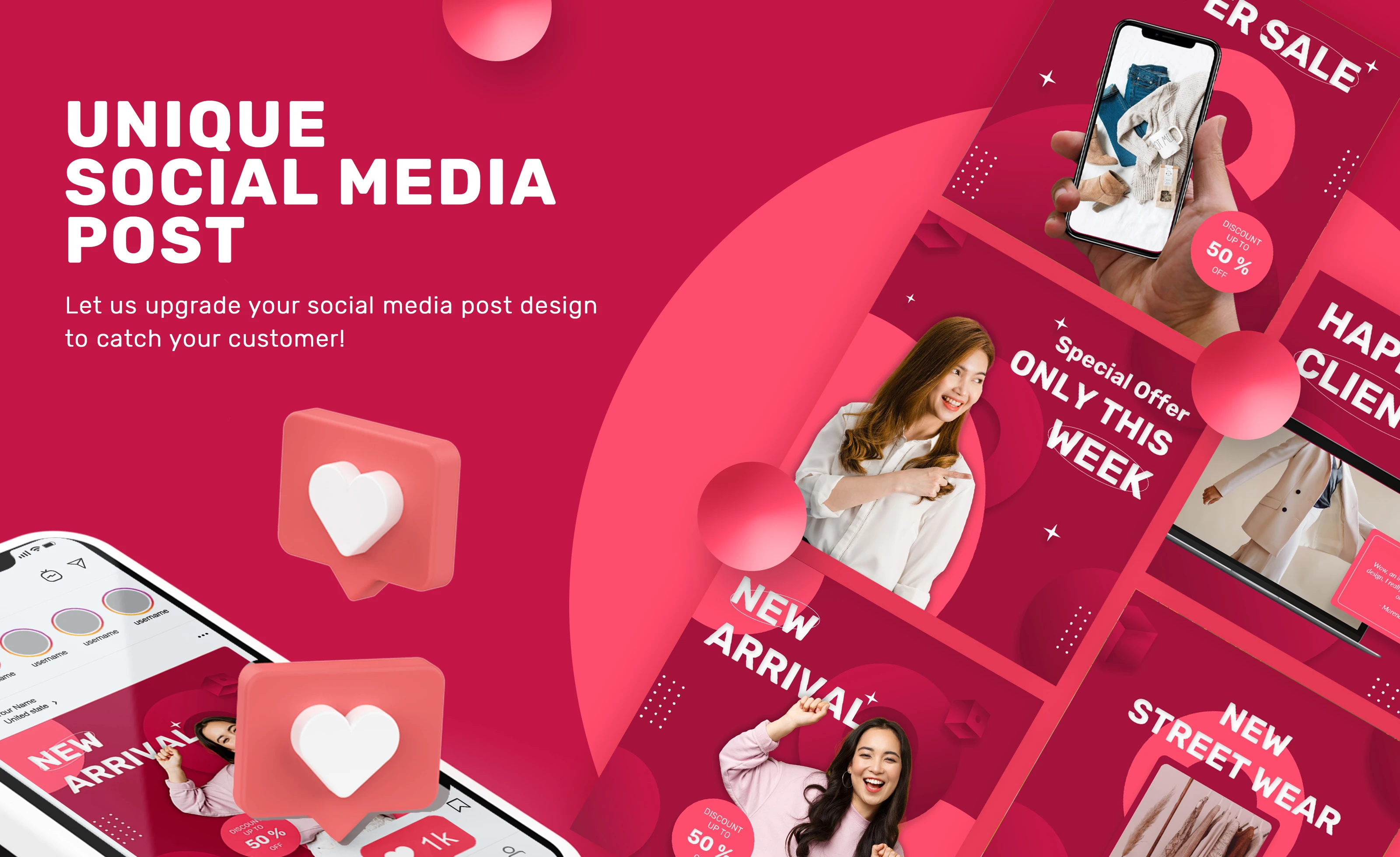 Example of Social Media Post Design