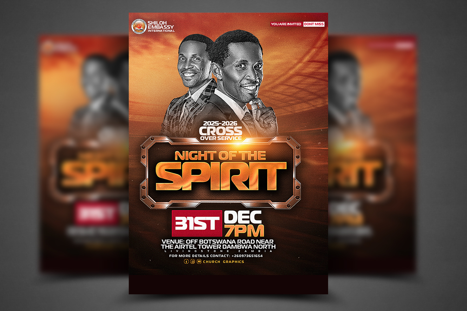 Example of Crossover Poster Designing 