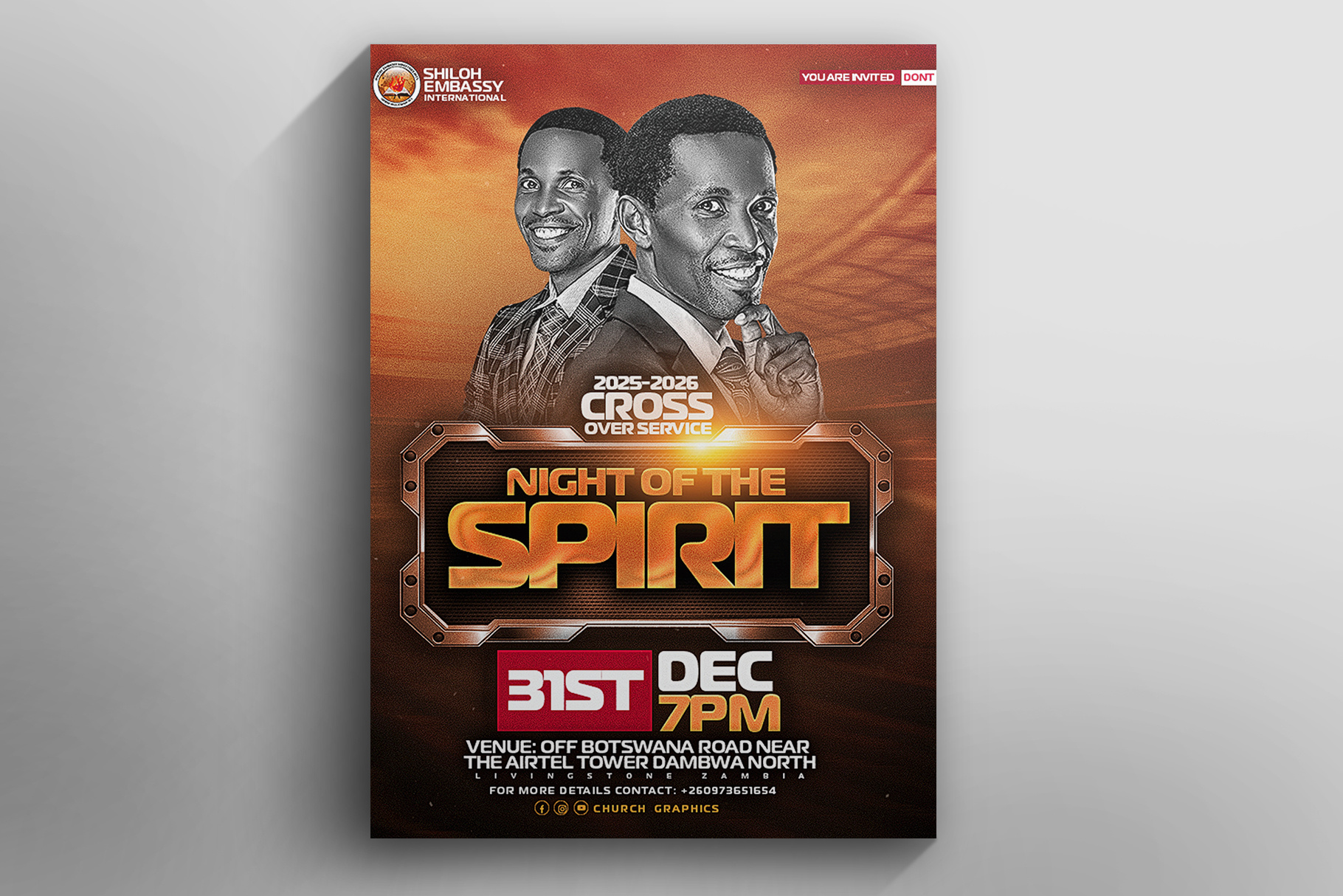 Example of Crossover Poster Designing 