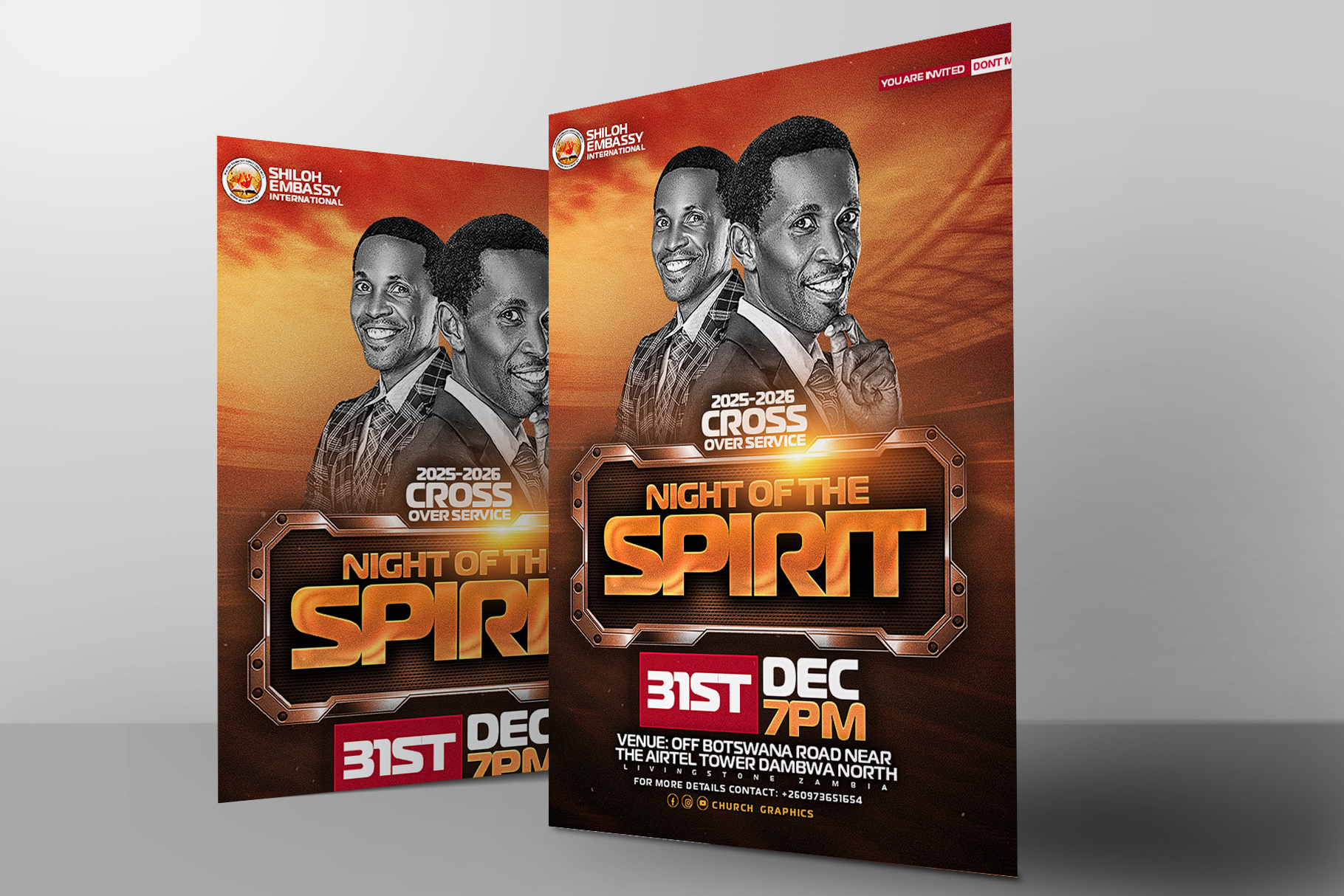 Example of Crossover Poster Designing 