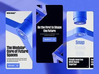 Mobile Experience — Modularity in Your Pocket 3d animation future futuristic graphic design mobile motion graphics responsive design spaces ui