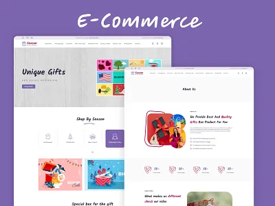 Season is the Reason christmas design gift new year santa season ui webdesign